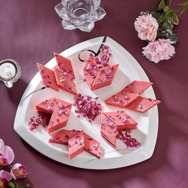 Kaju Rose Katli