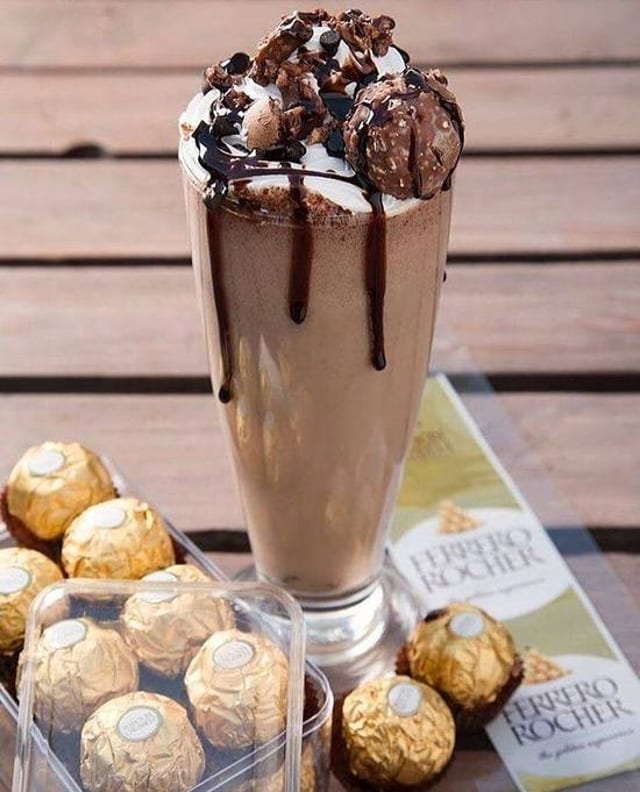 Ferrero Rocher Thick Shake.