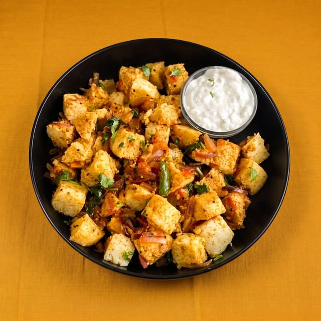 Fried Masala Idli.