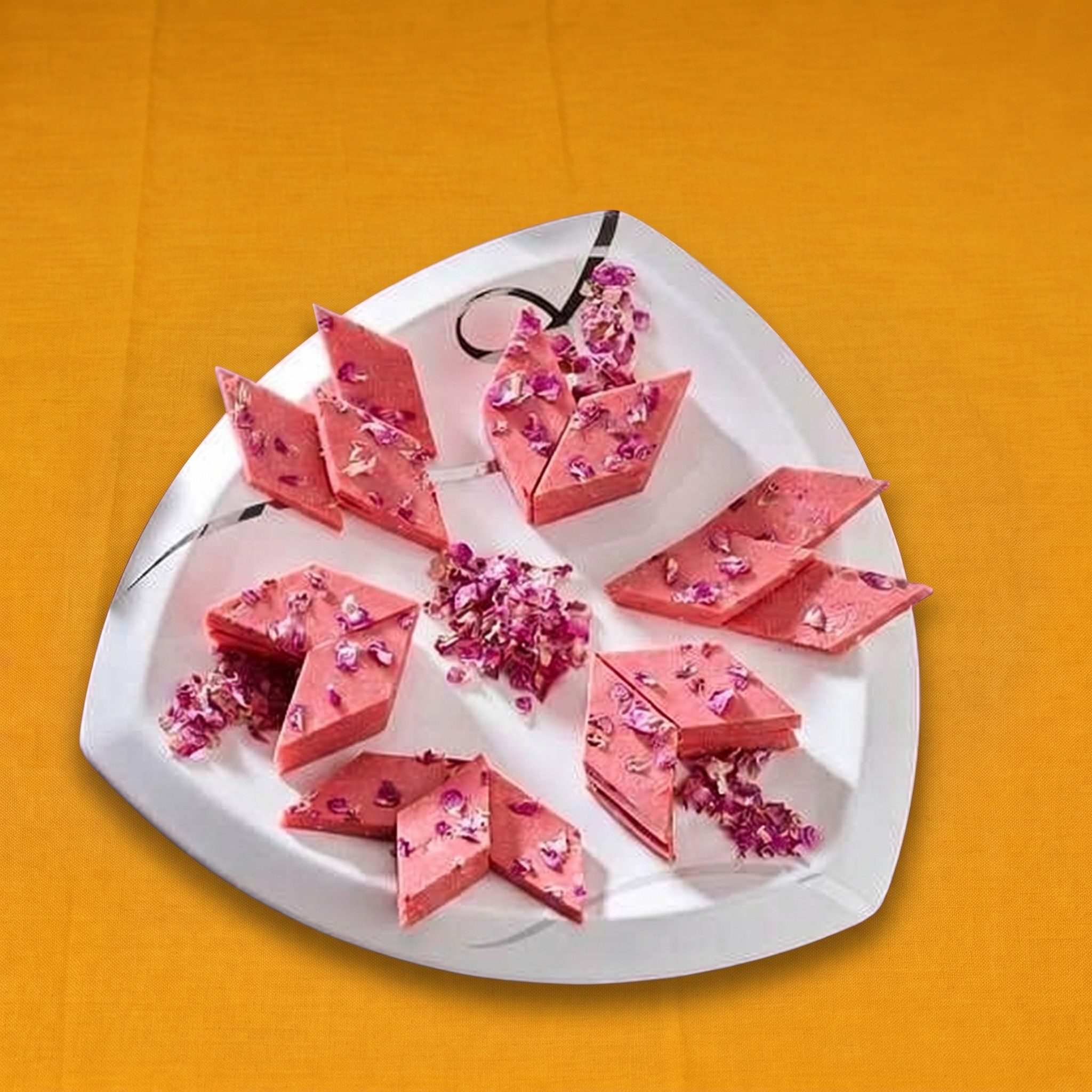 Kaju Rose Katli.