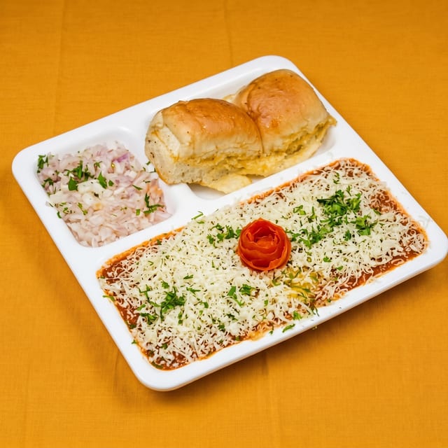 Cheese Pav Bhaji.