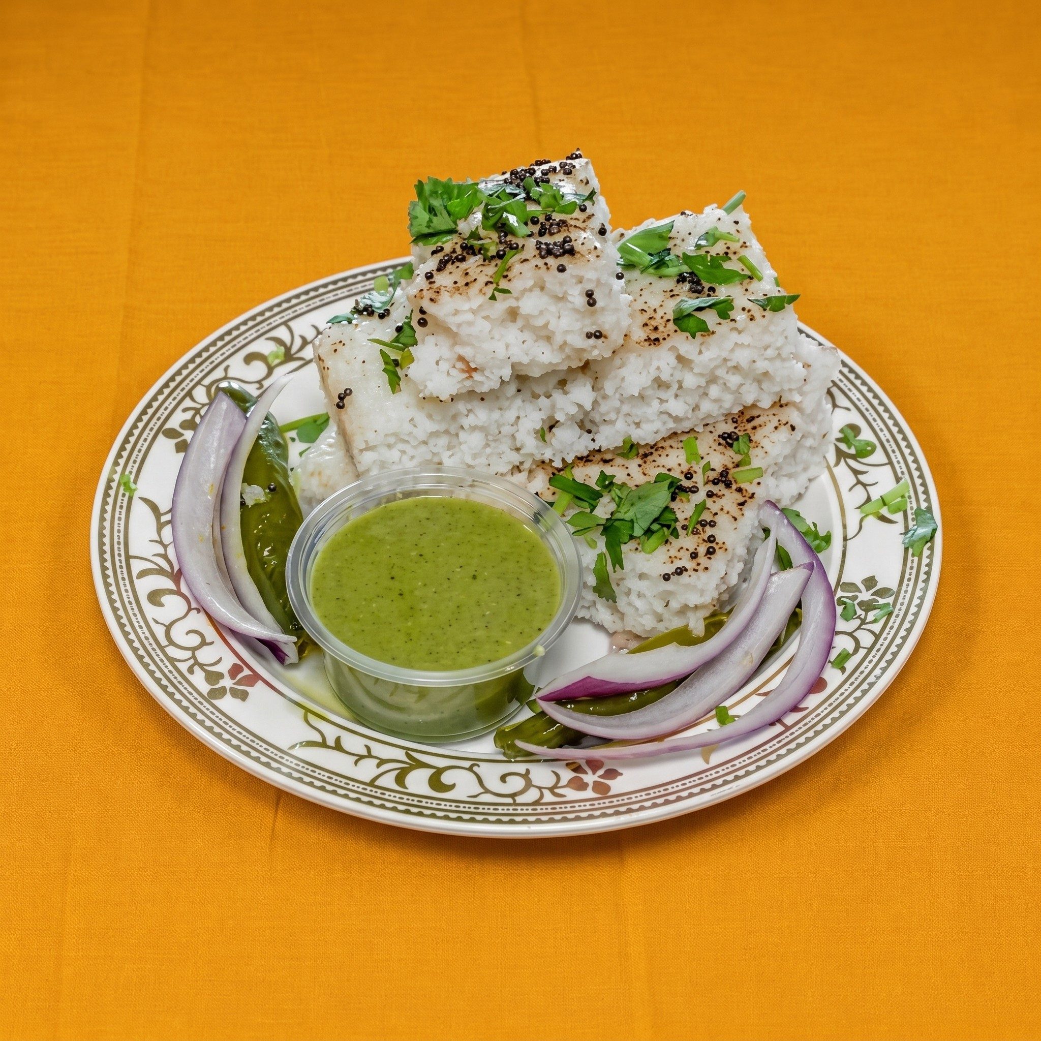 Dhokla (White).