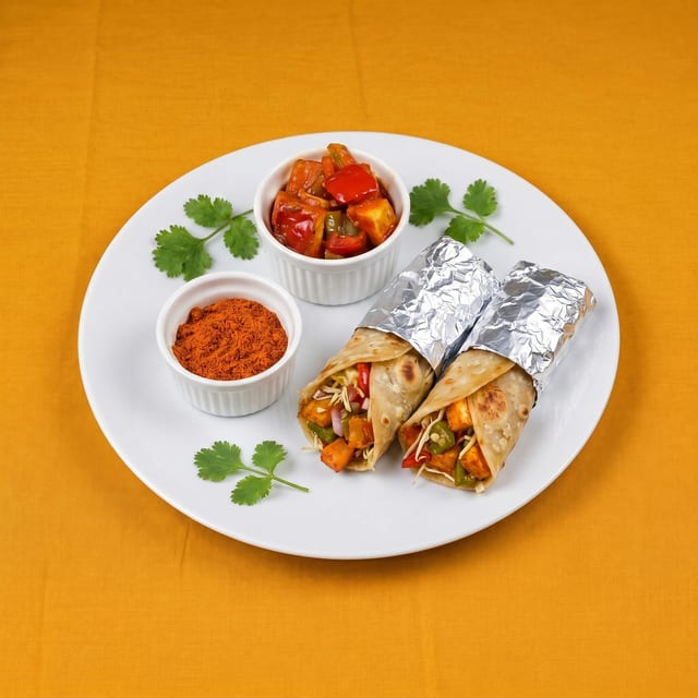 Paneer Achari Frankie.