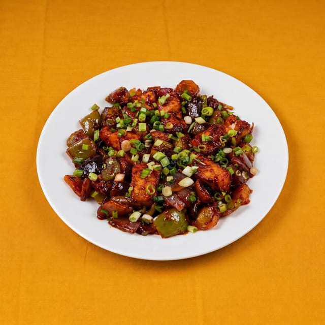 Dry Chilli Paneer.