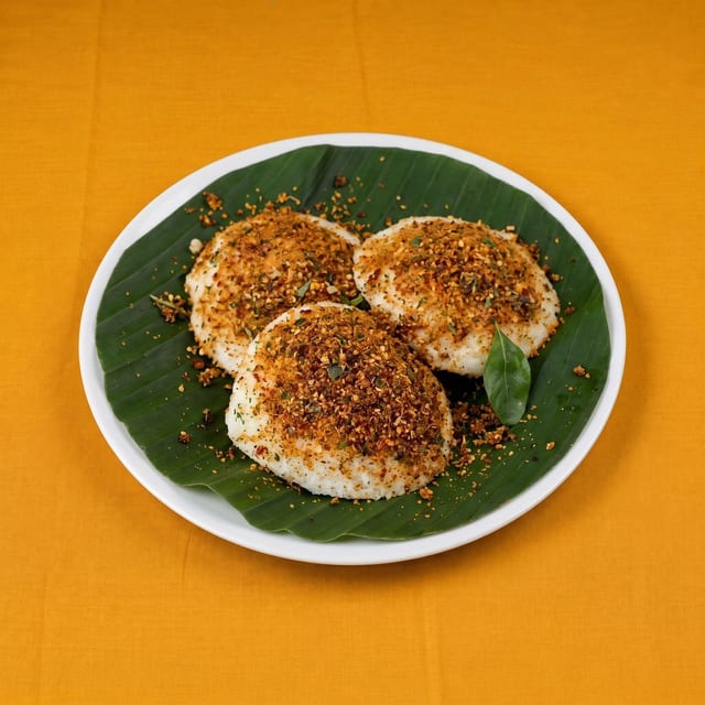 Ghee Karam Idli.