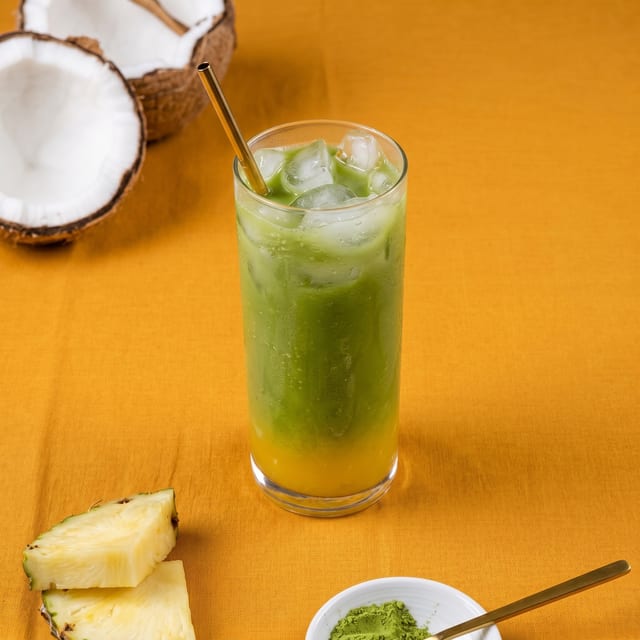 Pineapple Matcha Delight.