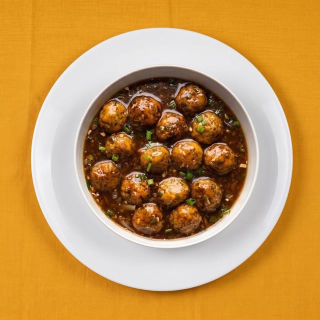Vegetable Manchurian Gravy.