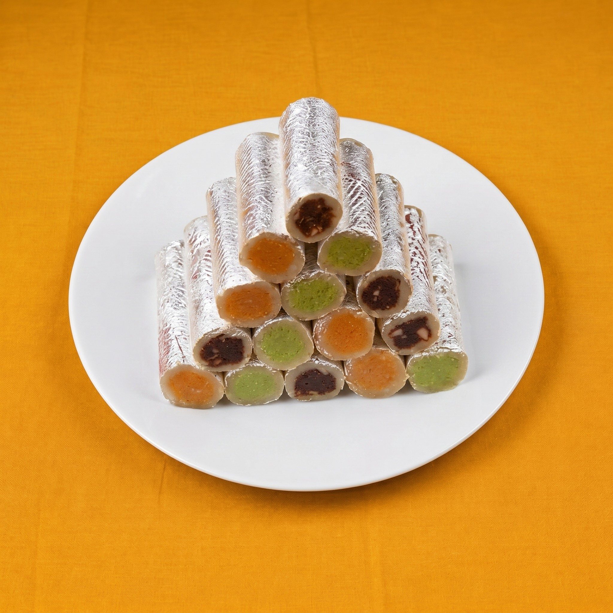 Kaju Kesar Roll.