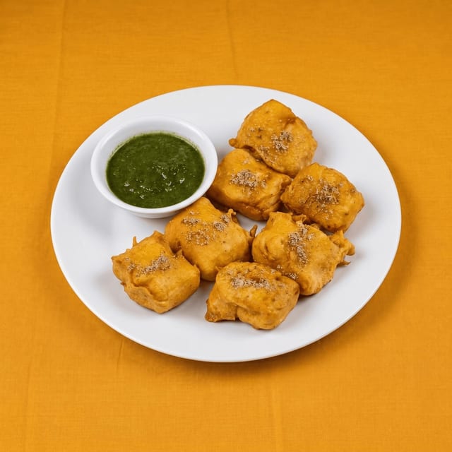 Jain Paneer Pakoda.