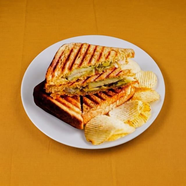 Vegetable Grilled Sandwich.
