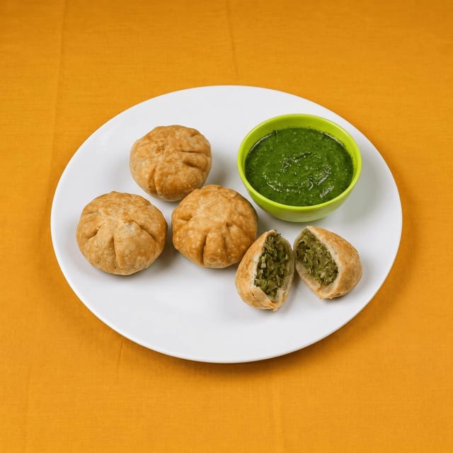 Jain Lilva Kachori.