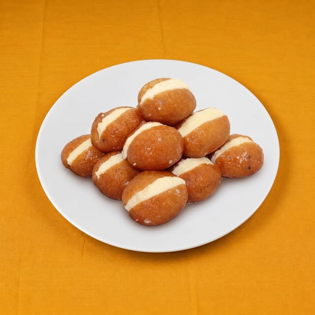 Stuffed Gulab Jamun.