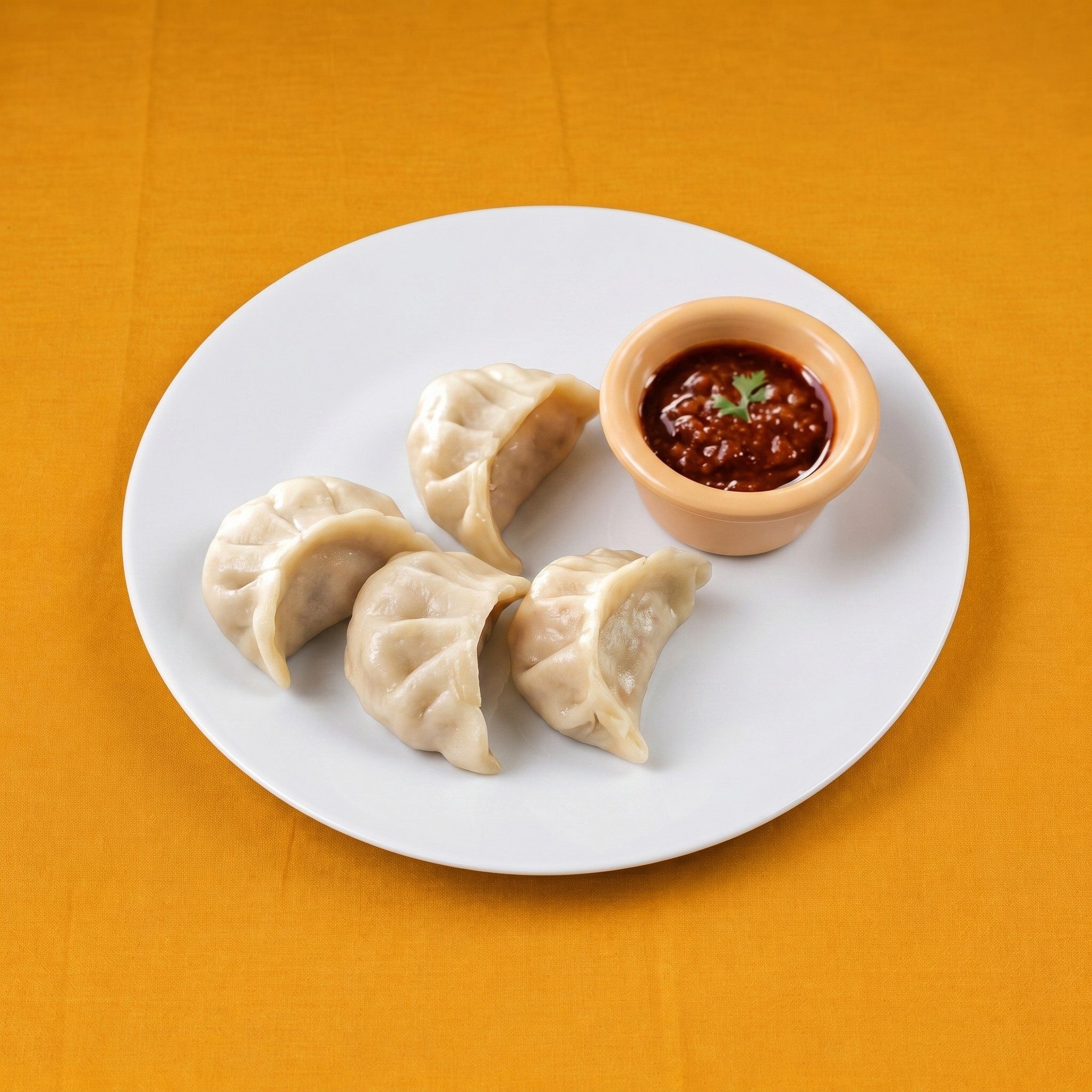 Steamed Paneer Momos.