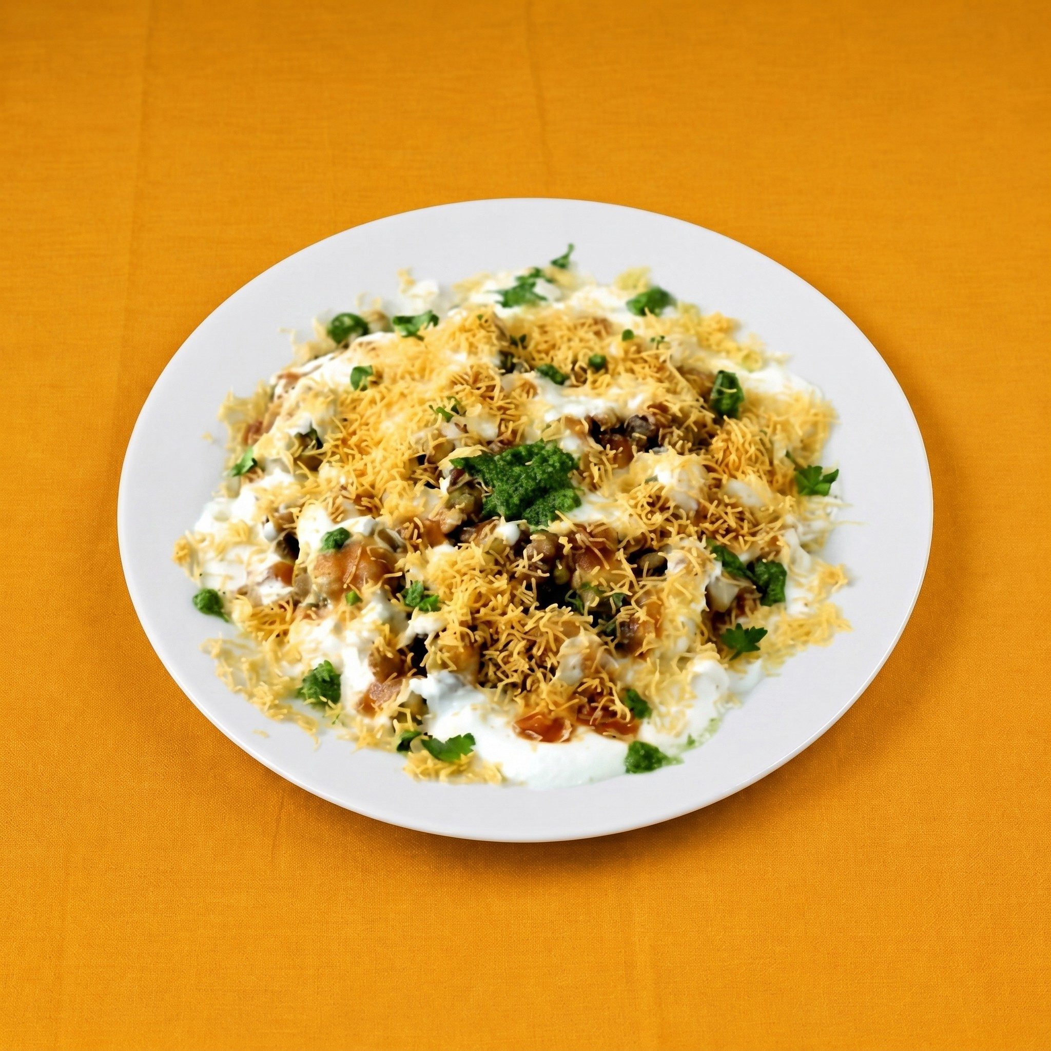 Aloo Papdi Chaat.